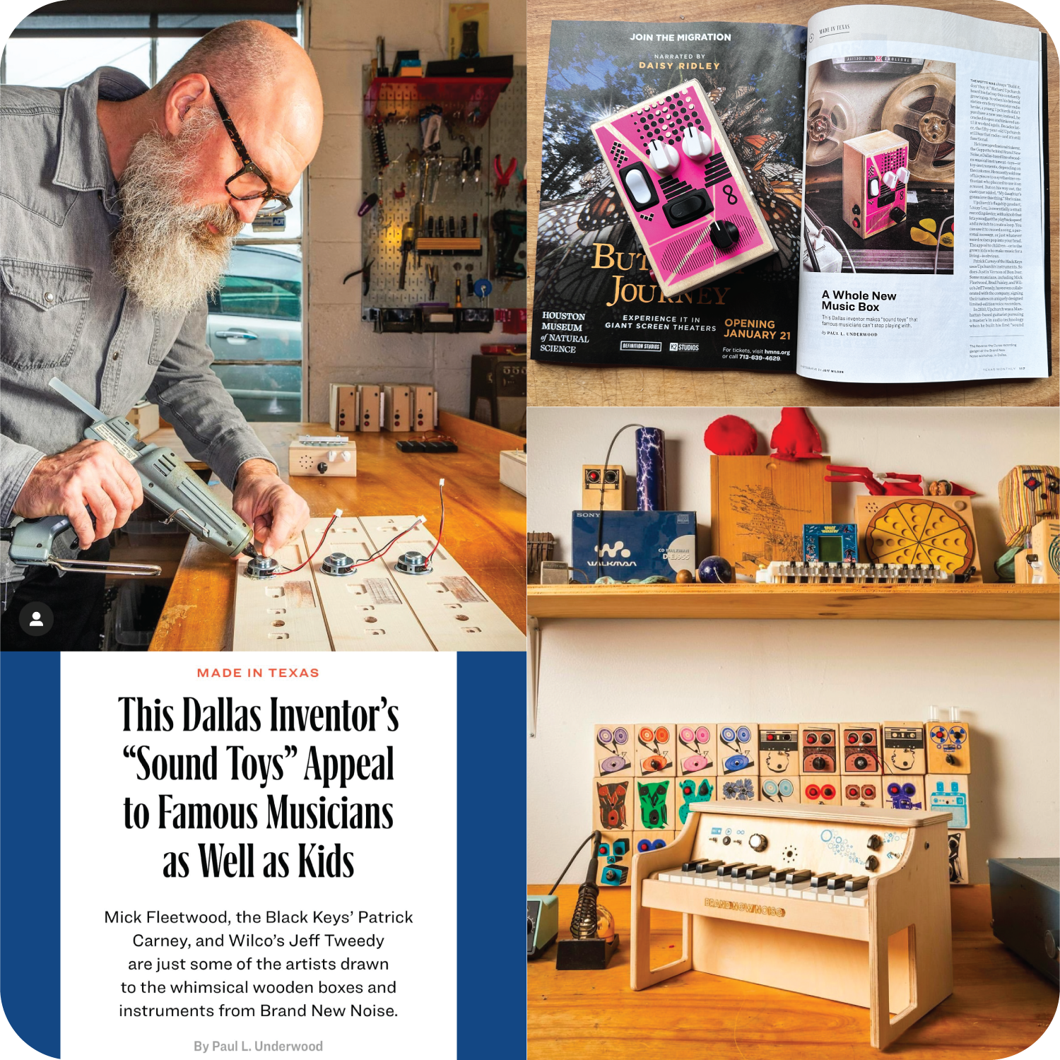 Texas Monthly features BrandNewNoise | Made in Texas