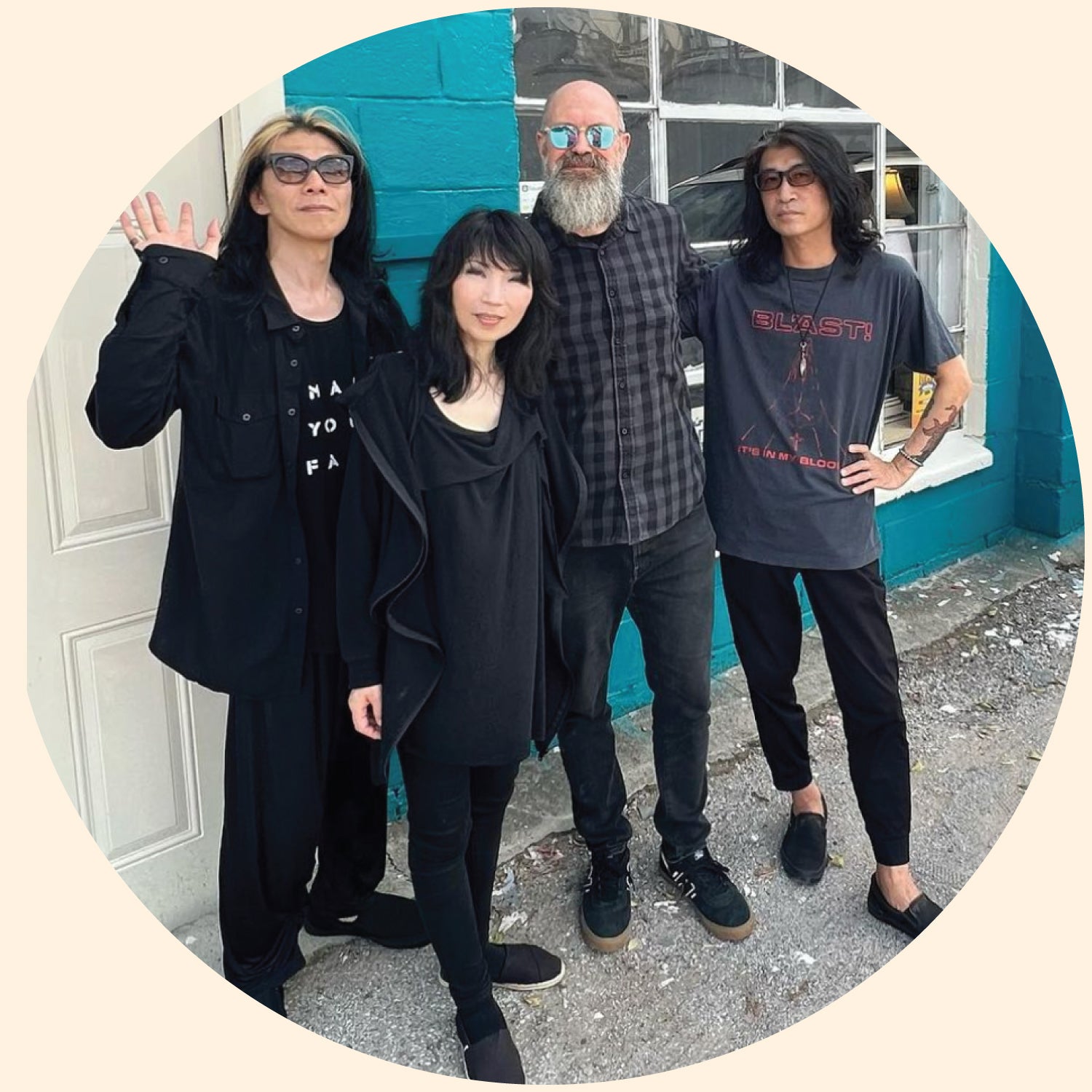 Boris Heavy Rocks band visits BrandNewNoise shop in Dallas