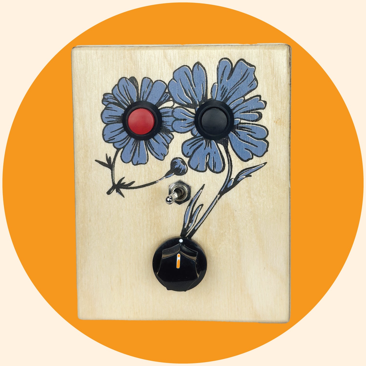 Daisy flower design audio recorder