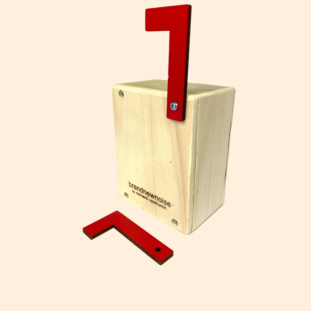 miniature red mailbox flag by BrandNewNoise 